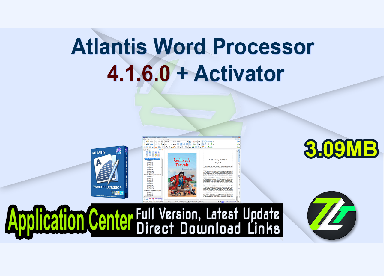 Atlantis Word Processor 4.1.6.0 + Activator