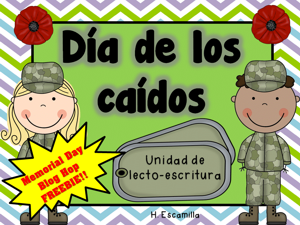 http://www.teacherspayteachers.com/Product/Memorial-Day-Blog-Hop-FREEBIE-in-Spanish-1253847