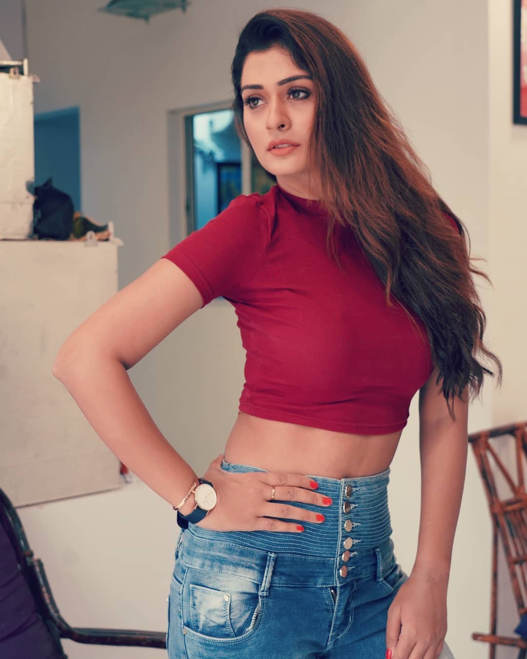 Payal Rajput Hot Navel Pics