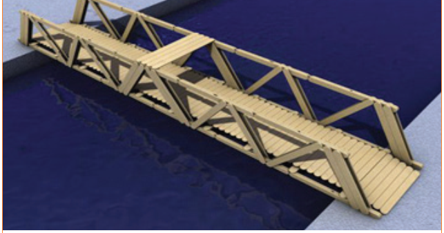 Gambar Jembatan  Dari Stik  Es Krim  Yang Mudah Info 