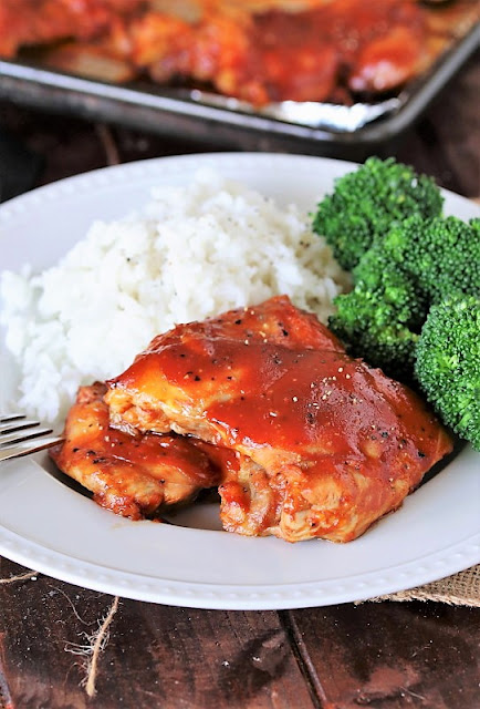 Chicken Thighs with Barbecue Sauce Image