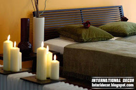 candles for bedroom, warm bedroom interior