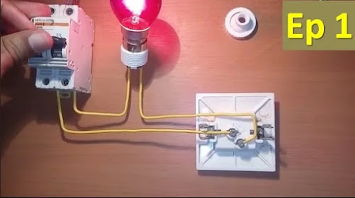 طريقة تركيب دارة كهربائية بسيطة