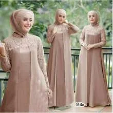 Gamis Simple Original Model Terbaru Harga Online Di Indonesia - Model baju gamis sederhana tapi mewah