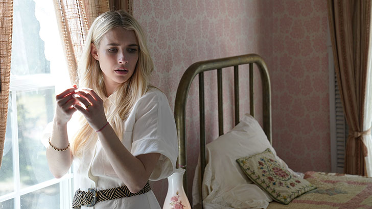 Emma Roberts como Sara filme 'Abandonada', de Spencer Squire