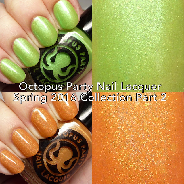 Octopus Party Nail Lacquer Spring 2016 Collection Part 2