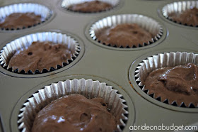 Looking for a new recipe? Our Mint To Be mint chocolate muffins are PERFECT -- and so easy to make too. There's no butter or eggs ... or, really, anything that makes baking a little bit of a pain!  Get the recipe AND a FREE printable for the flags at www.abrideonabudget.com.