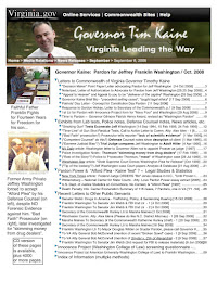 Pardon Cover Page Index of Supporting Documents