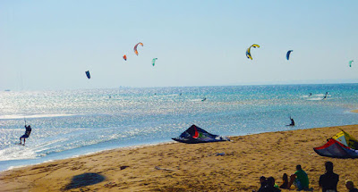 kite surfing في راس سدر