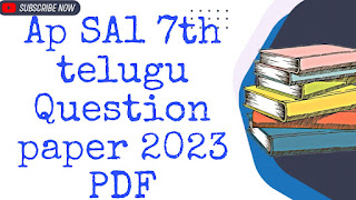 Sa 1 Question questions papers 2023 PDF
