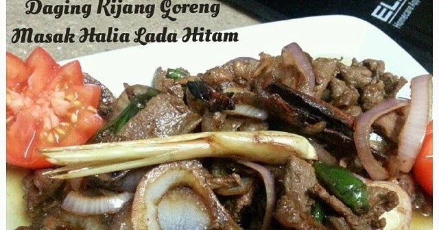 Resepi Daging Kijang Masak Halia Berlada