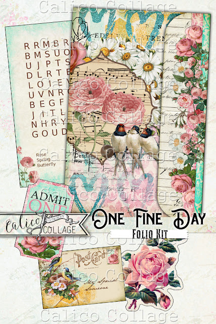 One Fine Day Junk Journal Folio Kit