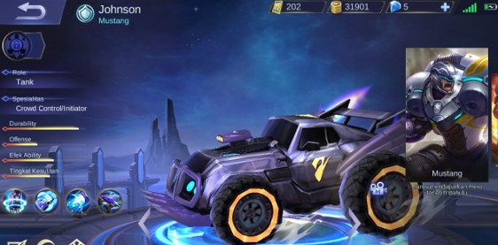 Johnson Hero Mobile Legends Overpowered