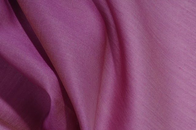 Mauve Orchid Cotton Silk Fabric