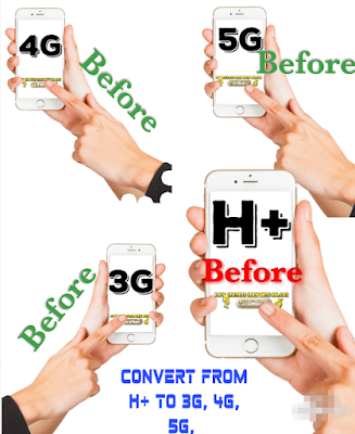 How To Convert From H+ to 3G, 4G, 5G On Android Phone?