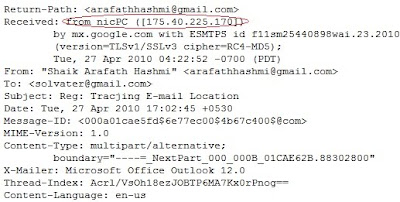 E mail tracking in gmail Who E mailed Me   Tracking E mail Location