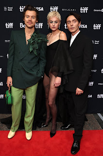 Harry Styles, Emma Corrin and David Dawson at Amazon Studios “My Policeman” 2022 Toronto International Film Festival Premiere on Sunday, September 11, 2022.