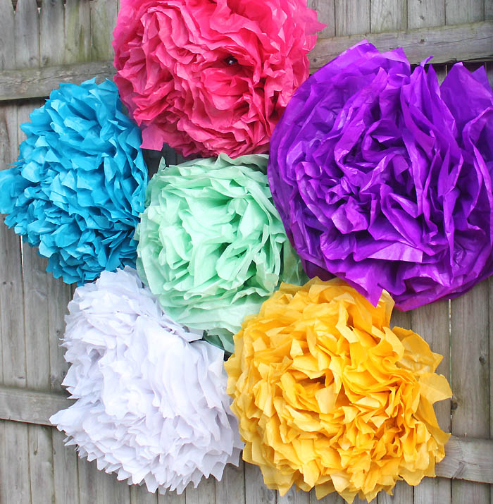 Download DIY Giant Tissue Paper Flowers - Gina Michele