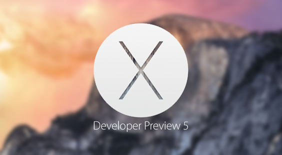 Download OS X 10.10 Yosemite Developer Preview 5 (14A314h) .DMG File via Direct Links