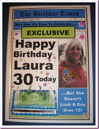 Newspaper Card