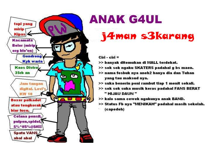  Gaya  4nak gauL  jaman sekarang 