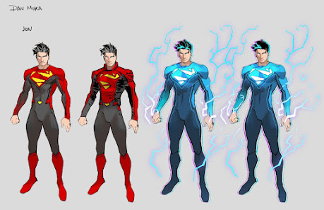 Character design de Jon Kent para Action Comics #1051 por Dan Mora