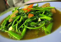 Tumis kangkung Pedas