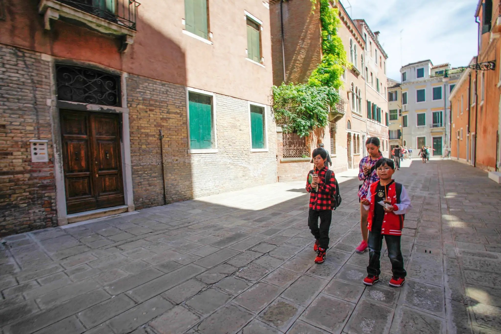Setting the Time for Everyday Routine for Children, Kids walking around Venice