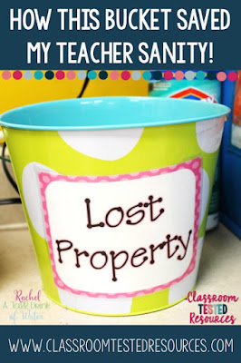 A quick and easy tip for keeping your student's area and classroom clean and not losing your sanity in the process! www.classroomtestedresources.com