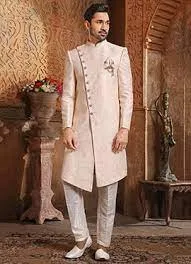 Biyer Sherwani 2023 - Biyer Sherwani Collection - Boys Sherwani Punjabi Design - Biyer Sherwani Rental - biyer sherwani pic - NeotericIT.com