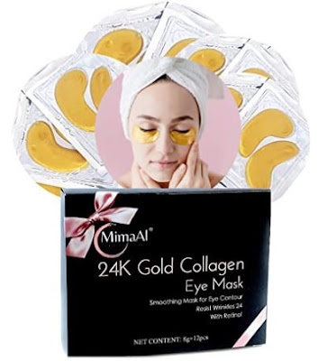 Maschera contorno occhi al collagene con oro 24 k MimaAl