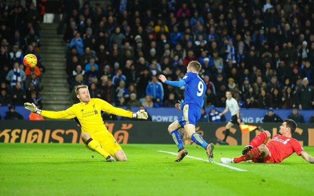 Leicester vs Liverpool 2-0 Two Goals  Jamie Vardy