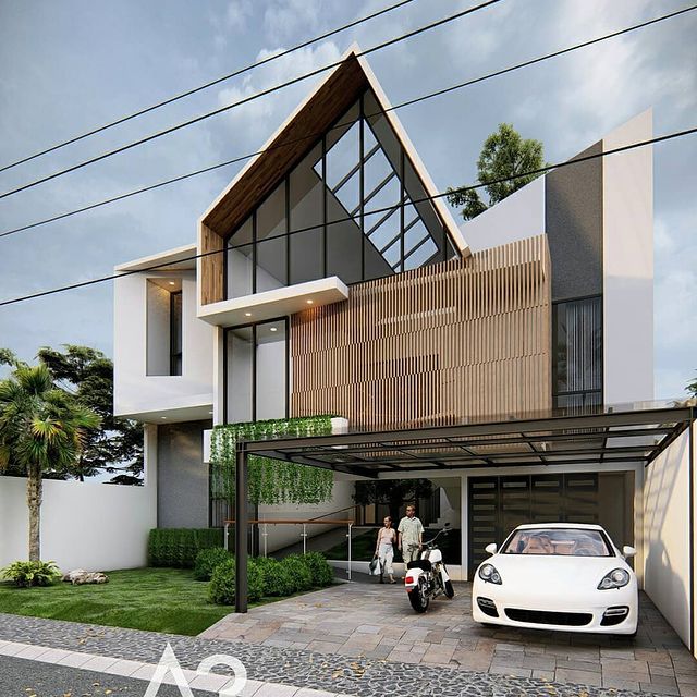 desain rumah bata merah