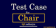 Test Cases For Chair And What are The Test Scenarios For Chair