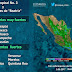 Tormentas muy fuertes se prevén esta noche en Oaxaca, Chiapas, Tabasco, Campeche y Yucatán