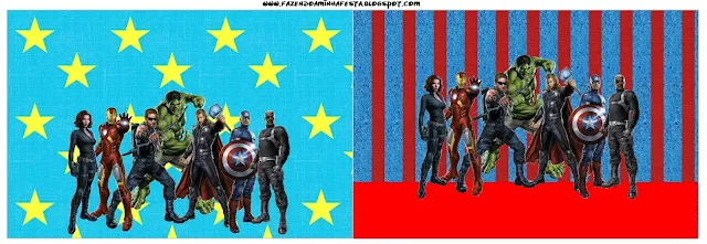 Avengers Food Flags.