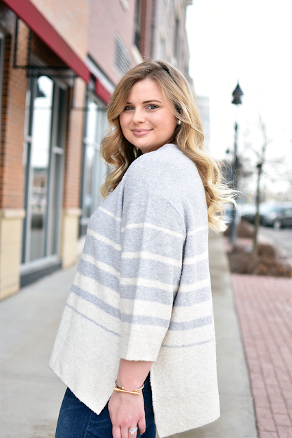 loft lou and grey horizon sweater spring fashion jcrew toothpick denim louis vuitton neverfull damier azure styled collection jewelry david yurman cable bracelet booties 7