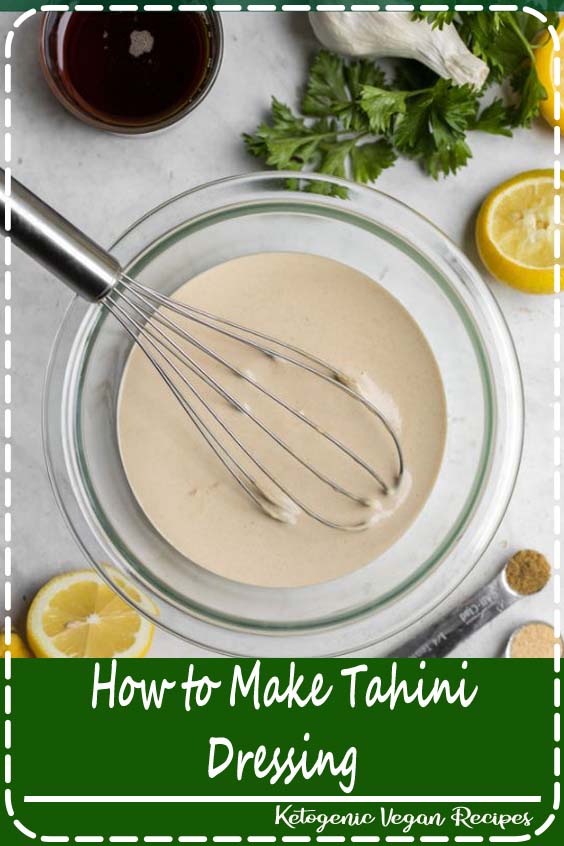 You only need 3 simple ingredients to make this amazing Tahini Dressing! It's customizable, perfect for Meal Prep, and delicious on just about everything.