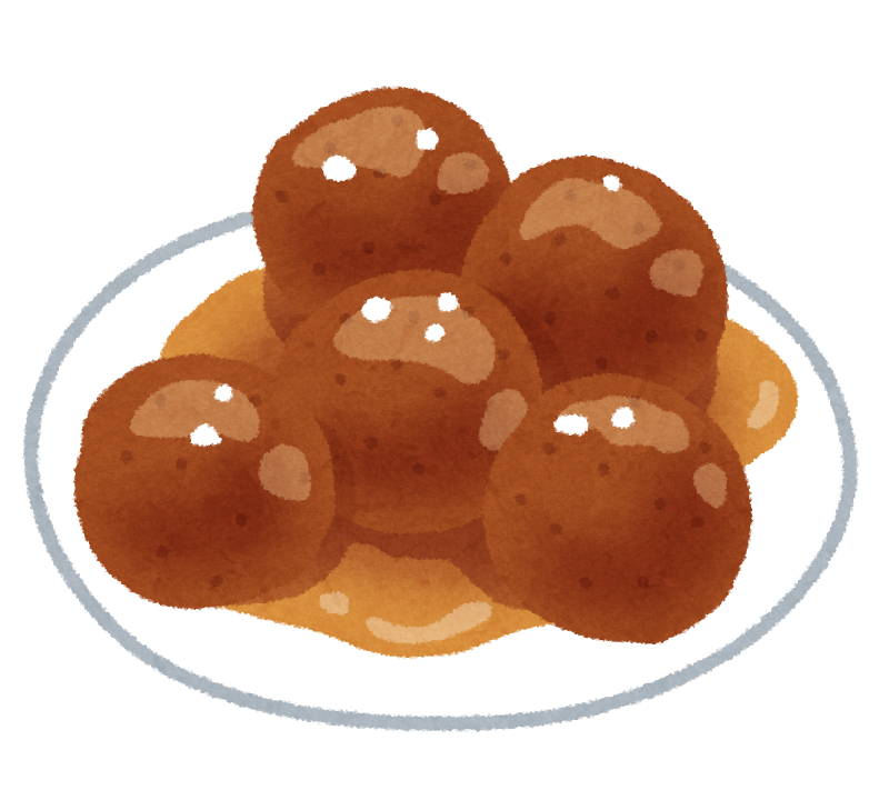 ミートボールのイラスト かわいいフリー素材集 いらすとや