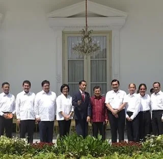 daftar menteri baru hasil reshuffle kabinet kerja jilid 2 jokowi jk