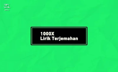 Lirik Jarryd James – 1000X Terjemahan dan Makna