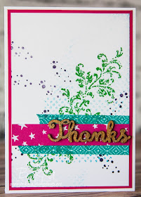 Thank You Card Made With the Timeless Textures Stamp Set From Stampin' Up! UK
