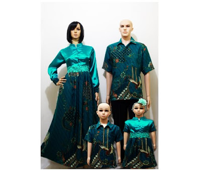 Koleksi Baju Batik Lebaran Couple Family Terbaru 2016
