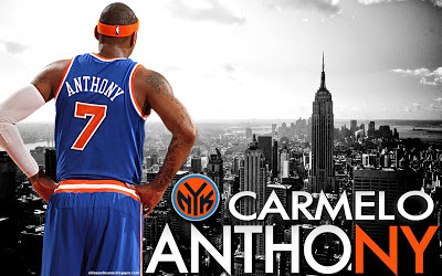 Carmelo Anthony New York Knicks American Small Forward NBA Star USA Hd Desktop Wallpaper
