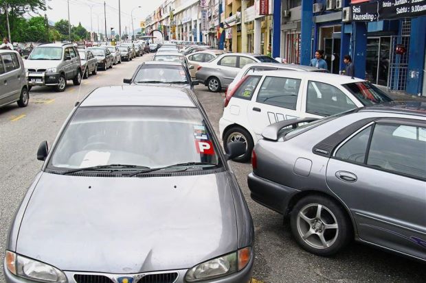 Do not double park your vehicle!