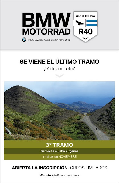 ÚLTIMO TRAMO DEL BMW MOTORRAD ARGENTINA 2012 - INSCRIPCIÓN