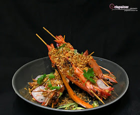 Typhoon Shelter Grilled Prawns from Ping Pong Diplomacy