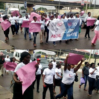 Lagos women protest Dino Melaye’s verbal assault on Oluremi Tinubu