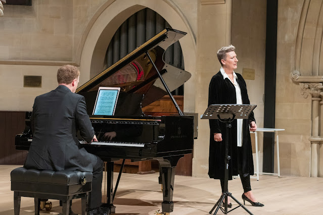 Joseph Middleton & Sarah Connolly at Pembroke College's Bliss International Song Series in 2023 (Photo: Sally March)