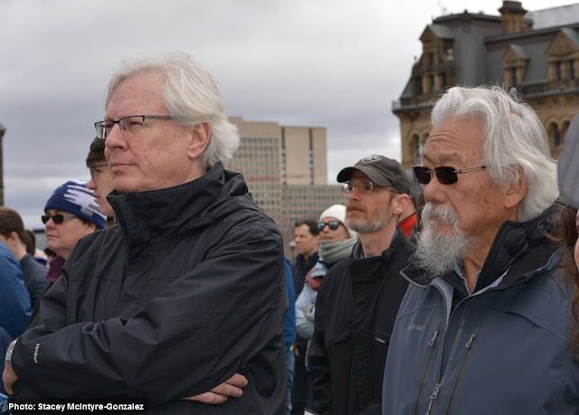 David Suzuki at March for Science in Ottawa Earth Day 2017